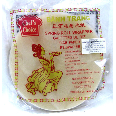 Chef Rice Packet Chef's Choice Rice Paper 22cm 375g – OC Fine Foods